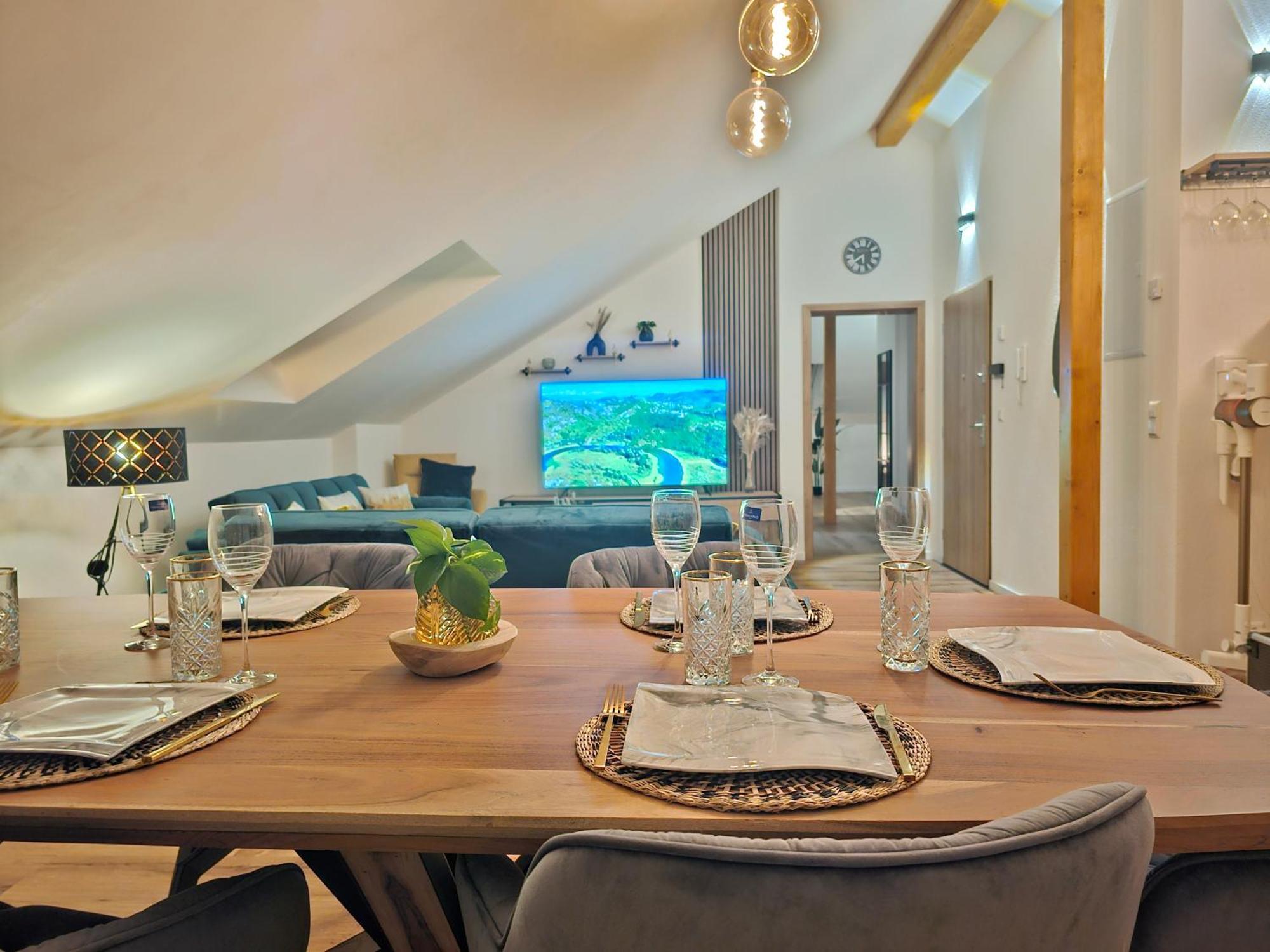 Apartament Design-Penthouse I 90Qm I Europapark 20 Min I Boxspring I Nespresso I Parking Lahr  Zewnętrze zdjęcie